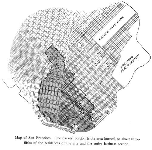 1906 Map of Burned Area