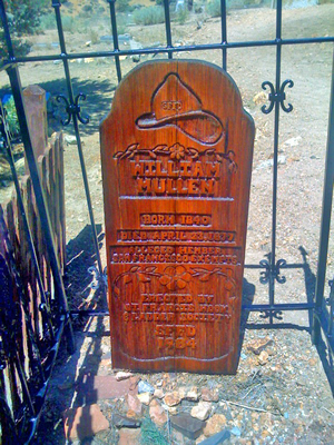 William Mullen Headstone Restored