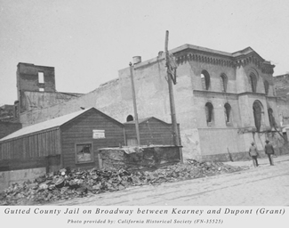 Gutted County Jail on Broadway