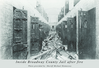 Inside Broadway County Jail After Fire