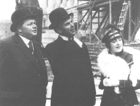 Fatty Arbuckle, Mayor Jimmy Rolph, and Mabel Norman