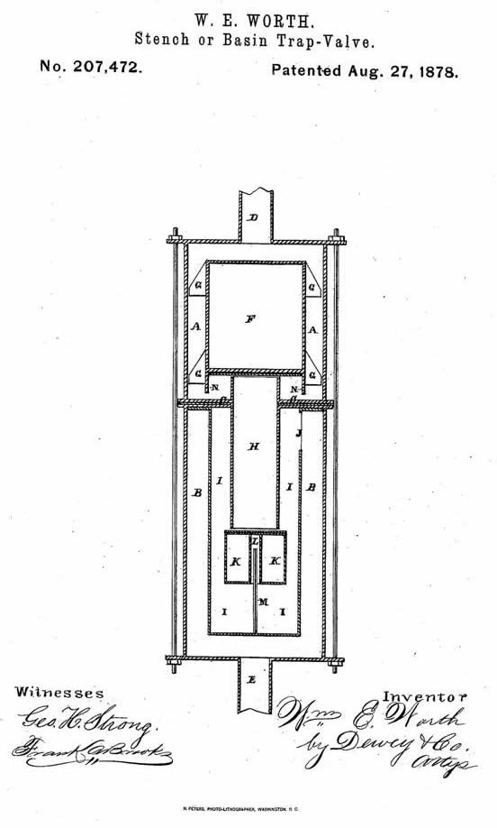 William E. Worth Patent Diagram